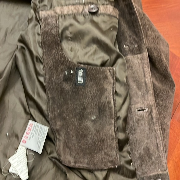 Pellecuir Suede Jacket Brown Large - Picture 6 of 9